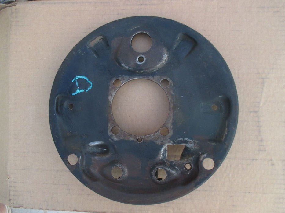 Backing Plate, rear left, without hardware- Bug, Super Beetle, Ghia, Thing